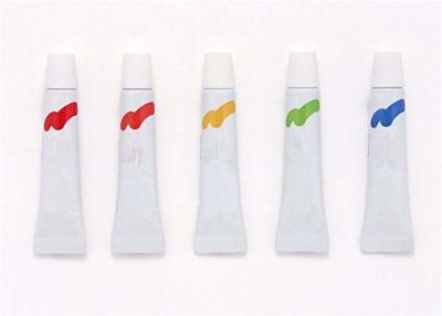 China Coated Flexible Pigment Tubes 99.7% Purity Aluminum 13.5mm - 40mm Dia for sale