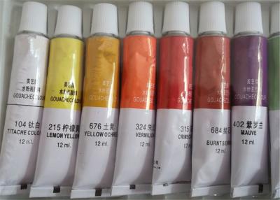 China Colorful Printing Empty Paint Tubes , Collapsible Aluminum Empty Oil Paint Tubes for sale