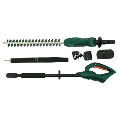 中国 20V 極バッテリー ヘッジ トリマー、13 インチ リーチ 10 ポジション ヘッド、回転ハンドル付き 販売のため