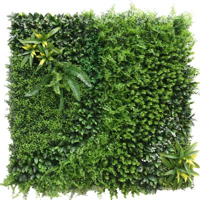 China Beauty Heavy Metal Free Fake Secret Fake Grass Wall Artificial Green Plant Vertical Garden for sale