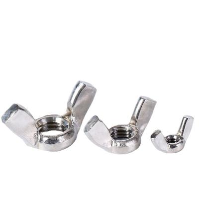 China M3-12 Iron 304 Stainless Steel Hand Ingot Nut Butterfly Nut Hook Female Butterfly Nut for sale