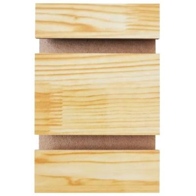 China Contemporary 18mm Slotted MDF Slatwall Shelves ,4*8 feet Slatwall panel for Retail Store Displays for sale