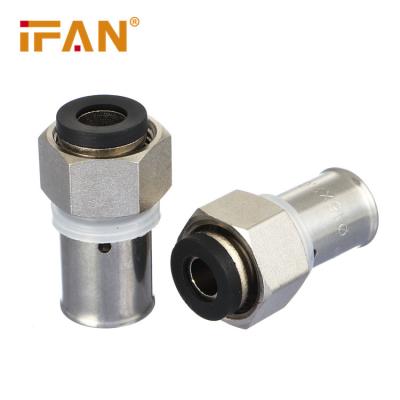 China Pipe Lines Connect Professional Brass Galvanized Pipe Accessories Unions Pex Pipe Fittings Press Fitting From Ifan Manufacturer for sale