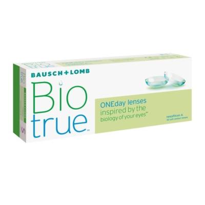 China Nesofilcon one Biotrue 1Day 30pcs Bausch + Lomb Aspheric Daily Disposable Soft Contact Lenses for sale