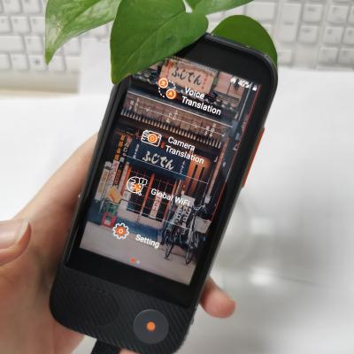 China Portable 4.5 Inch WIFI Translator Used Wifi Support 30 Languages Translate AI Voice Photo Translator Device for sale
