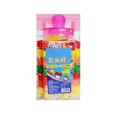 China 5 pcs magic bubble gum with tattoo paper fruity in jar bubble chewing gum candy for sale