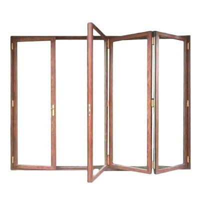 China Tempered Glass Bifold Sliding Glass Doors Window Aluminum Alloy for sale