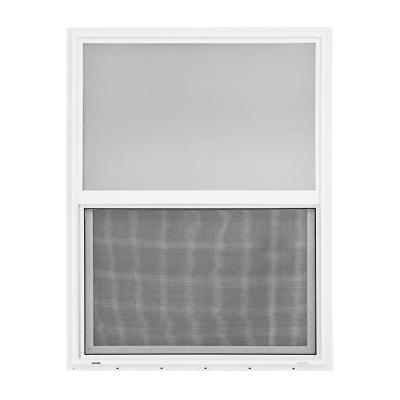 China Top- AAMA Certified Vinyl UPVC Single Hang Windows com material de rede de tela de fibra de vidro à venda
