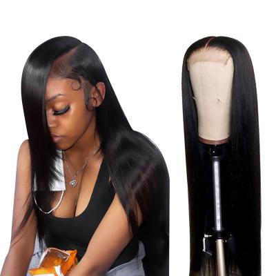 China Brazilian Straight Hair Extension Full HD 100% Virgin Hair Wave Lace Wig With Closure Supplier Wholesale Lace Front Wigs for sale