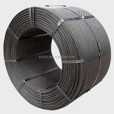 China High Tensile Concrete Construction 1x7 Prestressed Steel Strand 15.2mm for sale