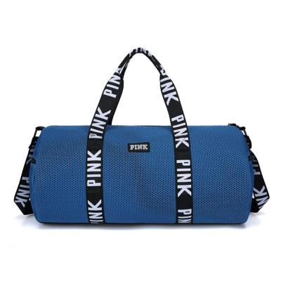 China Fashion Pink Cheap Designer Yoga Gym Bag Waterproof Unisex Sports Travel Bags Luggage Set for sale