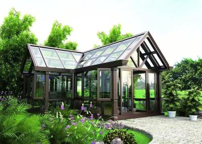 China Casa de vidrio personalizada de alta durabilidad Sala de vidrio de aluminio moderno en venta