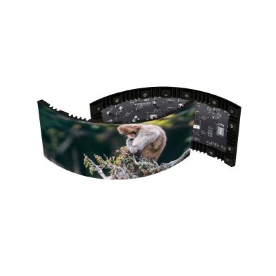 China Flexible P3 LED Billboard Screen Roof Round Column Cylinder LED Display for sale