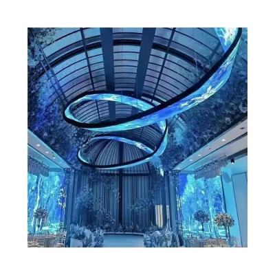 China 1500cd/Sqm P2 Flexible LED Display Module , Indoor Flexible LED Panel Screen Display for sale