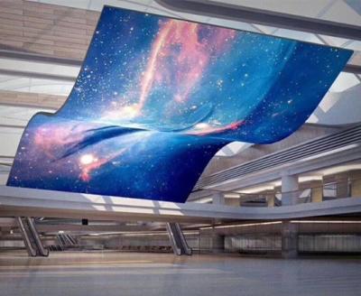 China P2.5 Ultra Thin Flexible LED Screen Adhesive Soft LED Screen Display for sale