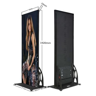 China High Brightness LED Poster Display P2 P2.5 P3 P4 Indoor Advertising LED Display Screen for sale