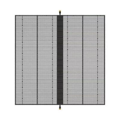 China 1000*1000mm Panel Size P3.91 7.82mm Glass Window LED Display 32768dots/sqm for sale
