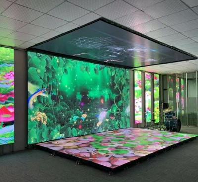 China P3.91 Interactive LED Floor Screen 250mmx250mm Panel For Indoor / Outdoor for sale