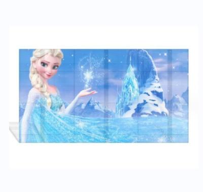 China 5000cd/Sqm Adhesive LED Transparent Film Screen , Advertising LED Video Wall Display for sale