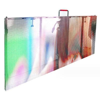 China Customized Indoor Transparent LED Screen Panels 500mm*125mm 500mm*125mm for sale