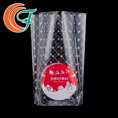 Cina Logo Printed Plastic Christmas Packaging insacca poli risigillabile biodegradabile in vendita