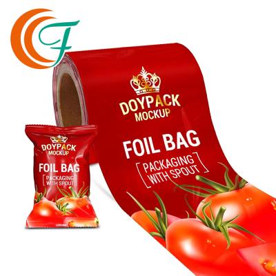 China Chips Packaging Film Manufacturer Multi Color Printing Plastic Film Food Packing Sachet en venta
