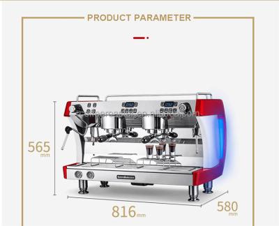 China Hotel Two Heads Use Coffee Maker Machine Commercial Espresso Machine for sale