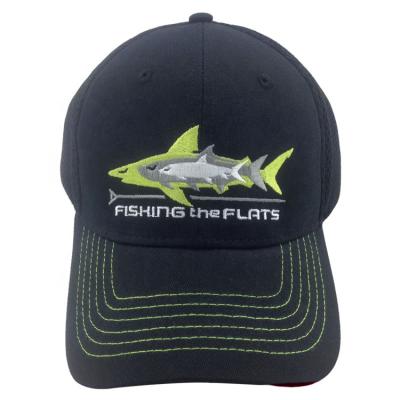 China COMMON Good Quality Adult Fluorescent Green Trucker Mesh Baseball Cap OEM Low Profile Embroidery Fishing Cap for sale