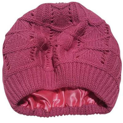 China COMMON Satin Striped Beret Hat Knitted Hat Wool Beret Hat Guangdong, China for sale