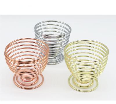 China Durable High Quality Metal Makeup Sponge Drying Holder Powder Puff Shelf Stand Makeup Sponge Display Rack for sale