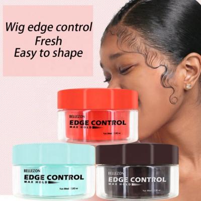 China Wholesale Vegan Customize Strong Hold No Residue Unscented Edge Control Gel Wig Edge Control for sale