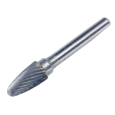 China Wolfram carbide(WC) Wolfburrs High Quality Arc with Round Head Type F cemented carbide burrs for sale