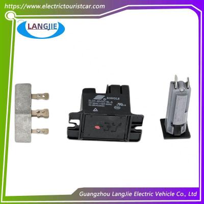 China Golf Cart Diode Thermal Circuit Breaker SLCH-48VDC-SL-A Relay Three In One Club Automotive Parts for sale