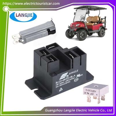 China Club Car Golf Cart Small Power 4-Pin Relay Repair Kit for sale