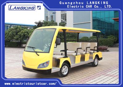 Chine Couleur électrique de jaune de bus touristique de passager multi de 11 sièges à faible bruit à vendre