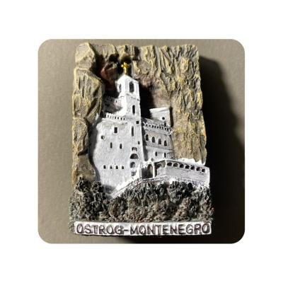 China Ostrog Monastery factory handmade customization source tourist souvenirs in Montenegro crafts creative decorative fridge magnet for sale