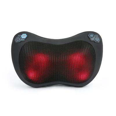 China Body 4 Buttons Neck Shoulder Back Kneading Infrared Heating Deep Massage Pillow For Whole Body for sale