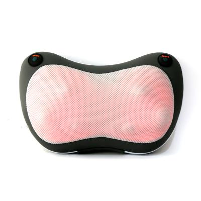 China Body Care Electric Shiatsu Vibrating Body Vertebra Back And Neck Massager Kneading Pillow for sale