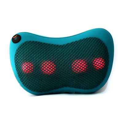 China Body Customized Electric Shiatsu Vibrating Full Body Neck Massage Lumbar Back Pillow For Car Home for sale
