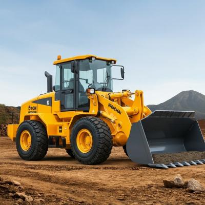 Китай затяжелитель колеса ведра утеса двигателя 5ton ZL50GN WEICHAI продается