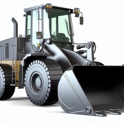 China 5.5 ton ZL50GN wiellader met 3m3 rots emmer, glasbescherming en camera Te koop