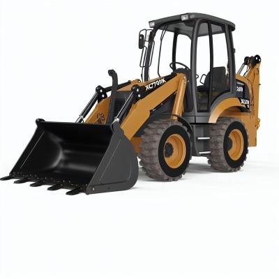 China XC870HK Carregador de retroescavadeira 2,5 toneladas com 1m3 4 em 1 balde para venda à venda