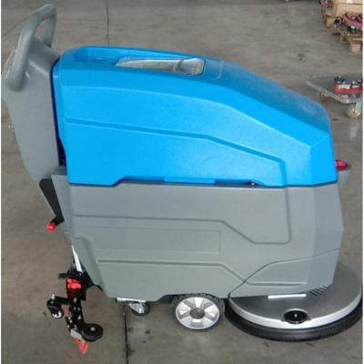 China Construction works Hand-push single brush sweeper for washing floor 65L for sale