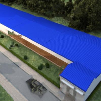 China Lichte staalstructuur Kippenhuis maat / kleur Te koop