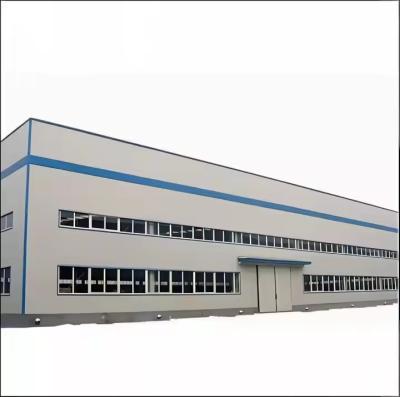 China Talleres de acero prefabricado fuerte Q235 Q345 Taller de almacenamiento de edificios de acero en venta