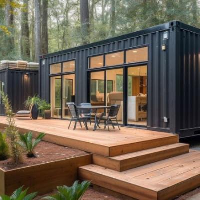 China Casa de contenedores prefabricada ligera refugio asequible casas de contenedores ecológicas en venta
