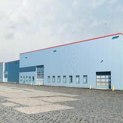 China High Strength Industrial Steel Building Construction Lightweight Steel Frame Construction for sale