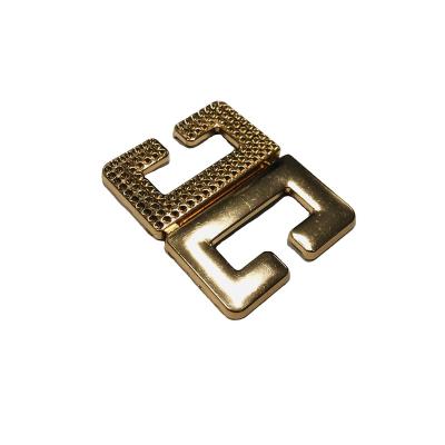 China Shoe Accessories Fashion Shoe Accessories Custom Metal Adjustable Cuff Shoe Buckle For Women Shoes for sale