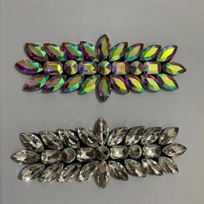 China Garment\others Delicate Supplies for Bag ,shoes ,clothing design rhinestone patch Beaded Applique Patch for sale