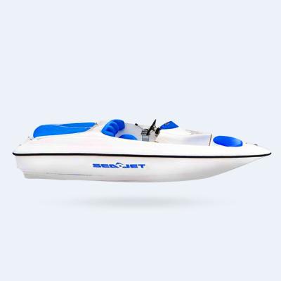 China Wholesale Fiberglass China Speed Boat Fiberglass People Work Boats Customize Roof Top Speedboat for sale